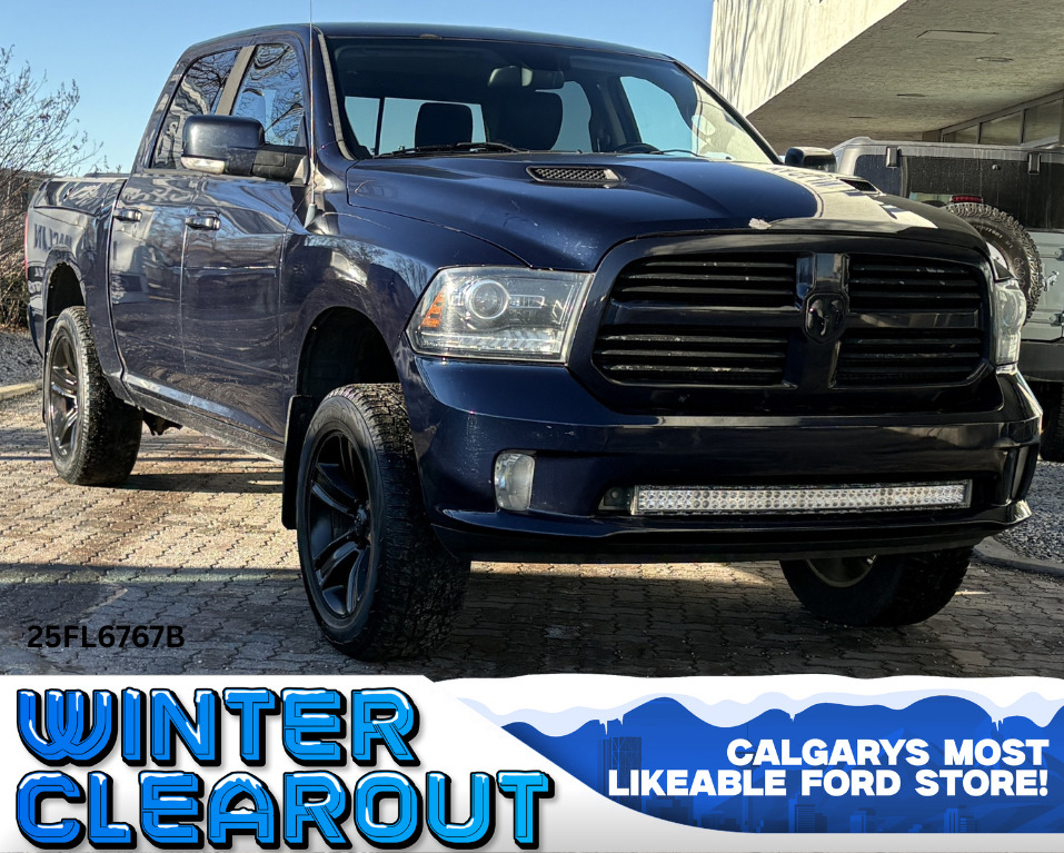 2013 Ram 1500 SPORT 5.7L HEMI | HTD/CLD LEATHER | NAV | TONNEAU
