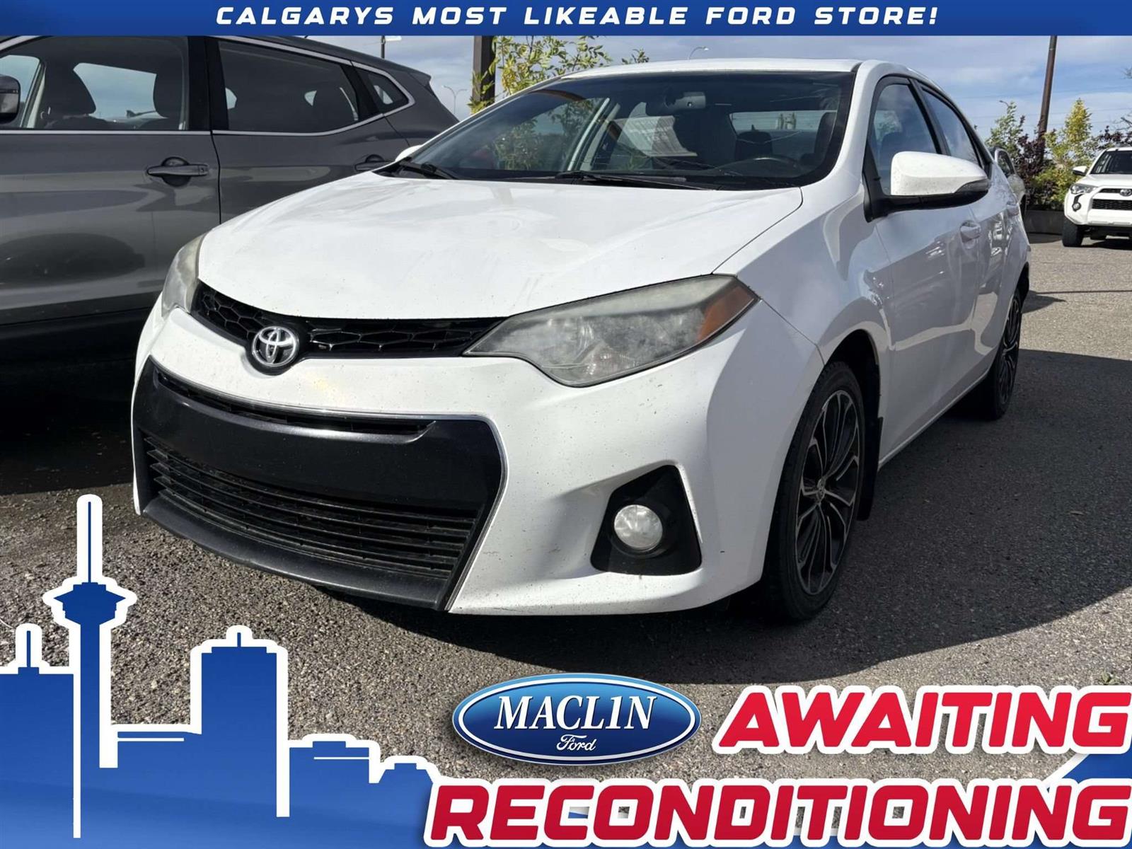 2015 Toyota Corolla S - AS TRADED | INSPECTION ONLY/NO RECONDITIONING