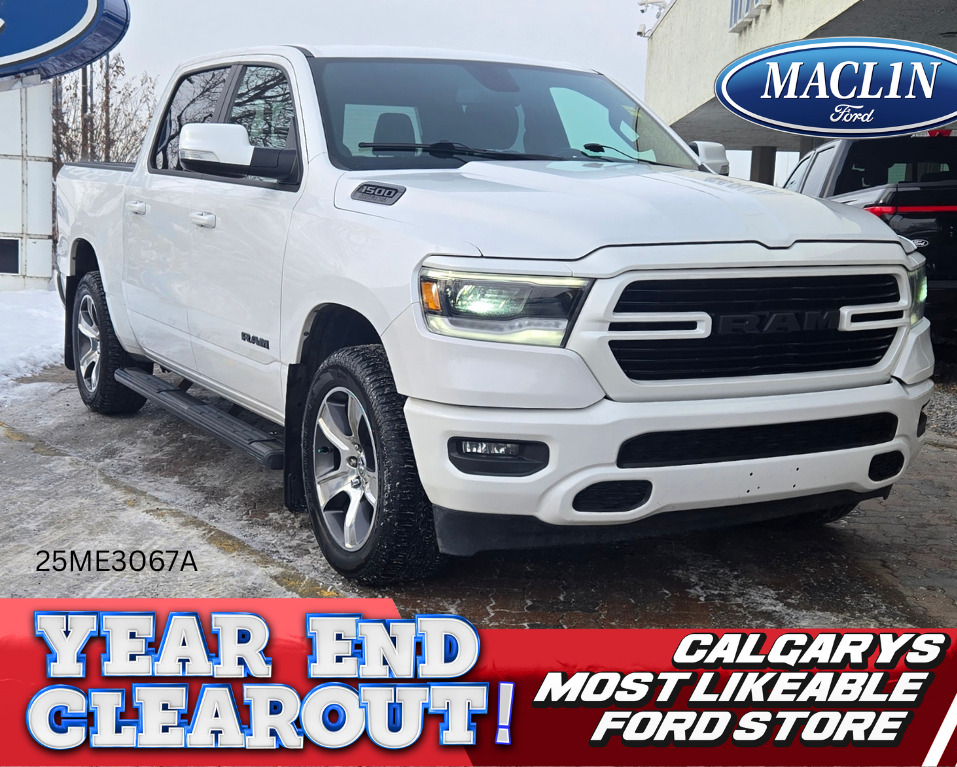 2019 Ram 1500 SPORT | HTD SEATS | HTD STR WHEEL | TONNEAU COVER