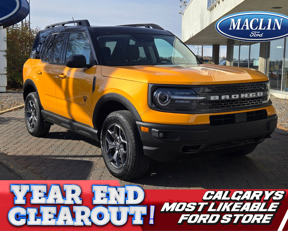 2021 Ford Bronco BADLANDS | B&O 10 SPKR | TOW PKG | MOONROOF