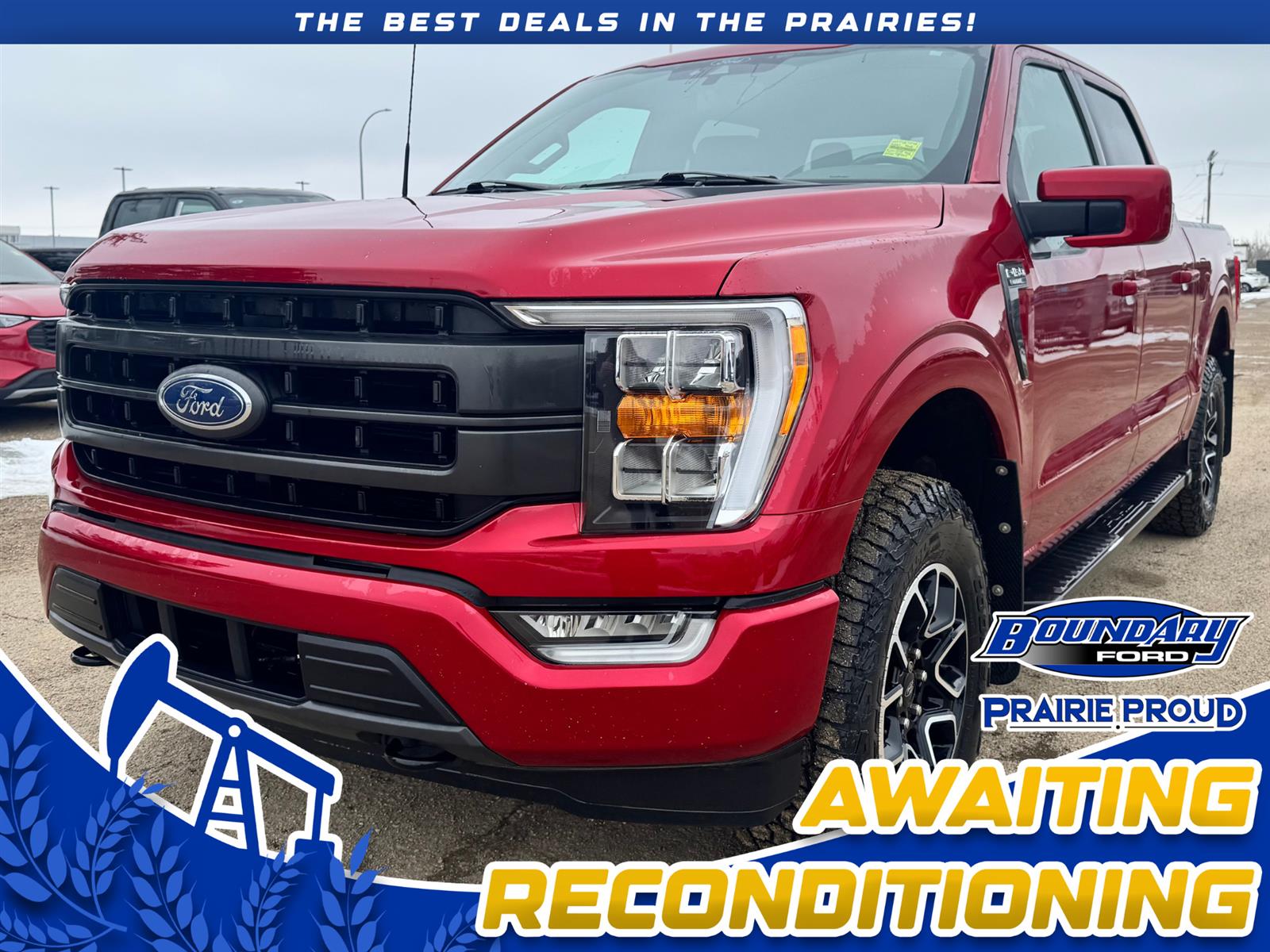 2021 Ford F-150 LARIAT SPORT FX4 | RAPID RED | REMOTE START