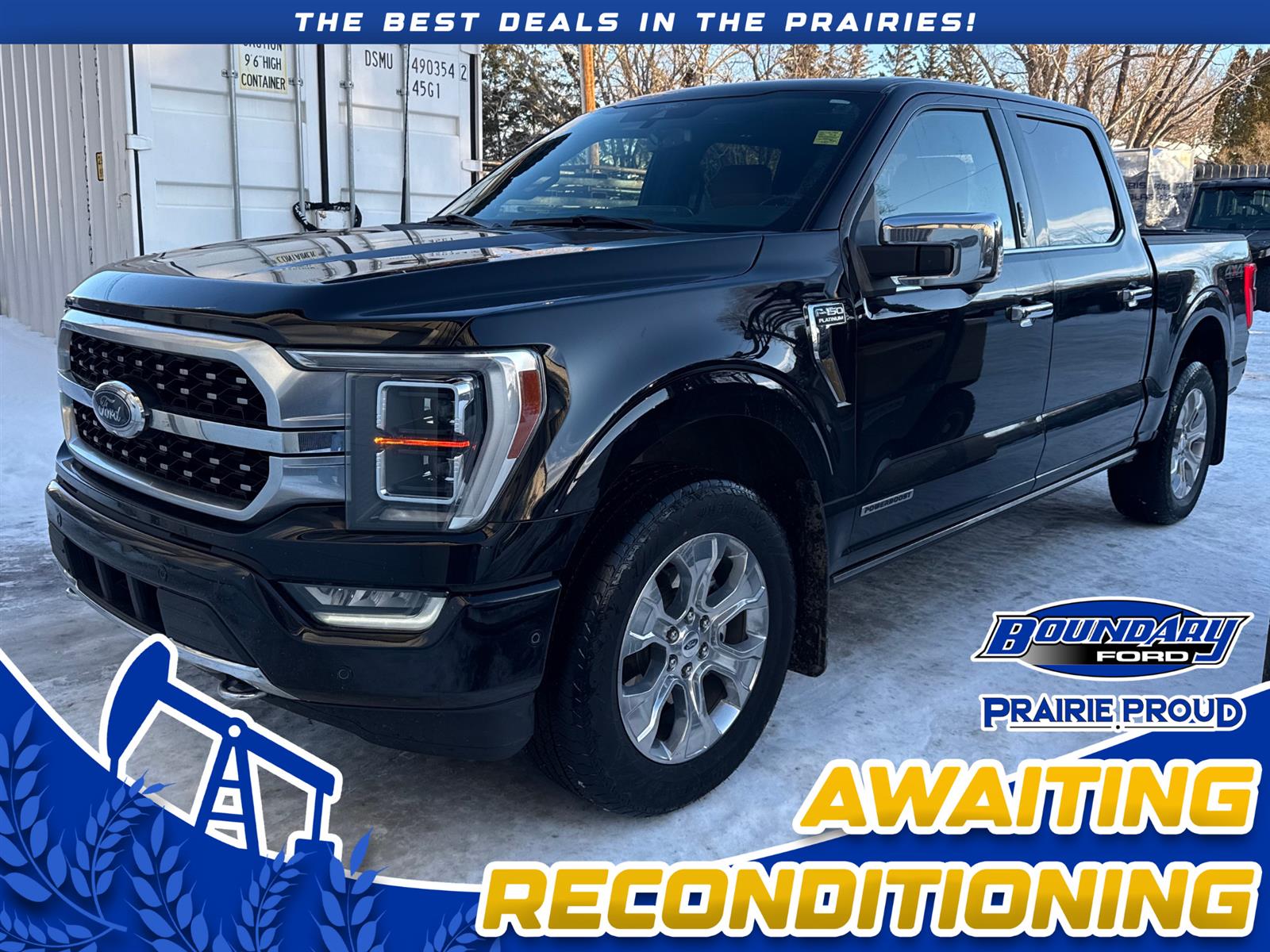 2021 Ford F-150 PLATINUM POWERBOOST | TWIN ROOF | CARMELO LEATHER