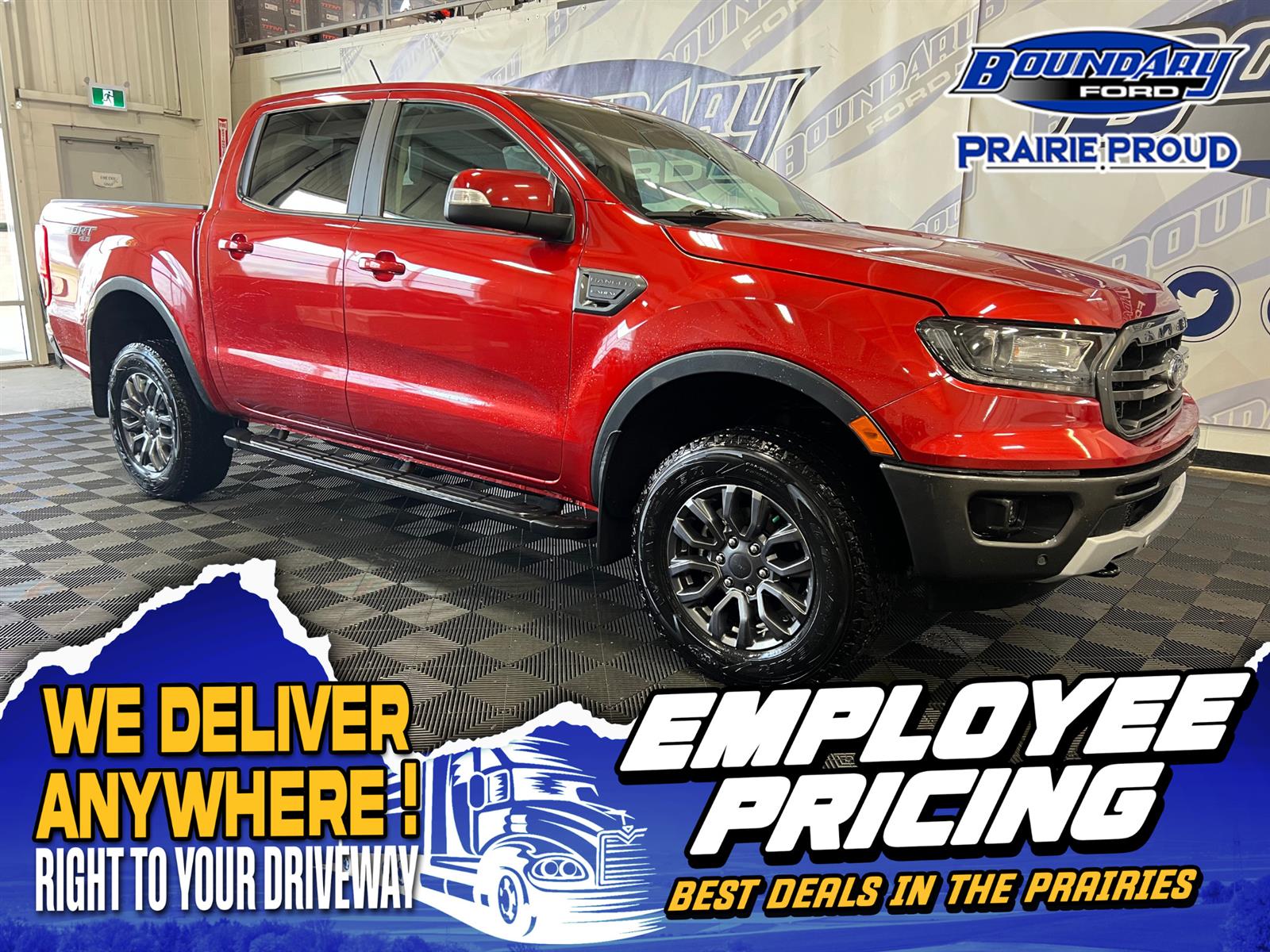 2022 Ford Ranger LARIAT SPORT 4X4 | TOW PKG | REMOTE START | B&O