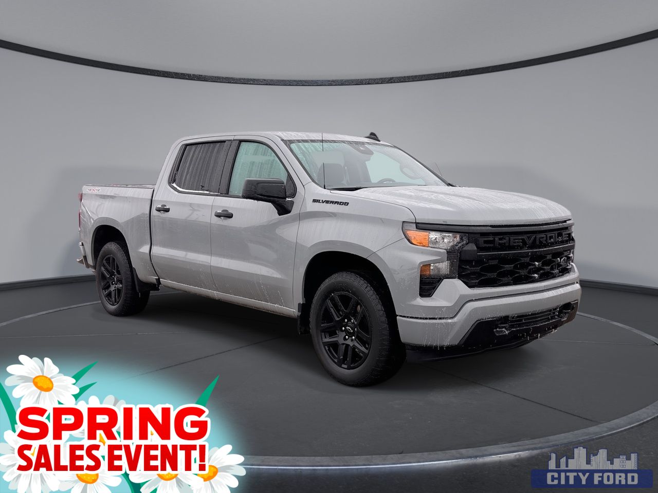 2024 Chevrolet Silverado-1500 Custom 4x4 Crew Cab 147"