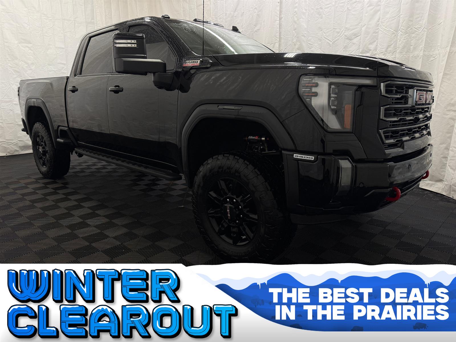 2024 GMC Sierra-2500HD AT4 PREM PKG 6.6 DSL | 4 INCH LIFT | ELKA SHOCKS