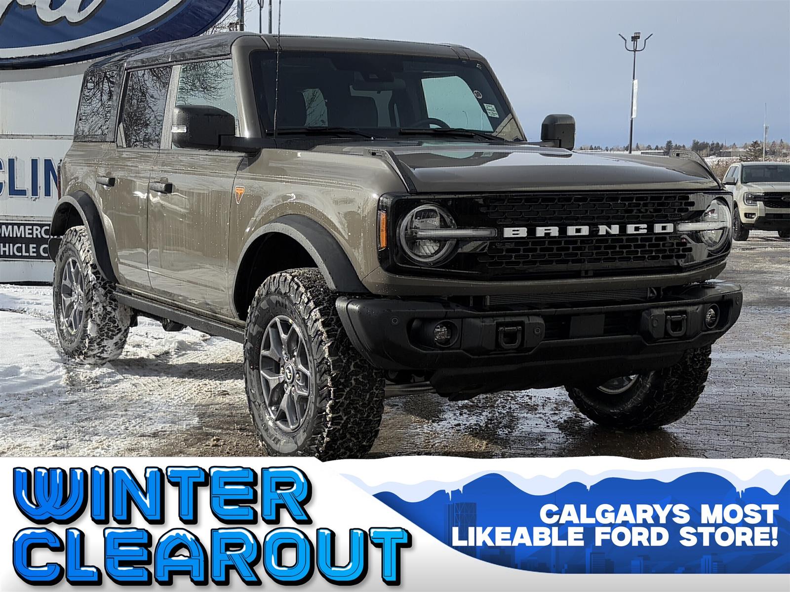2025 Ford Bronco BADLANDS | BLACK APPEARANCE PACKAGE | G.O.A.T.