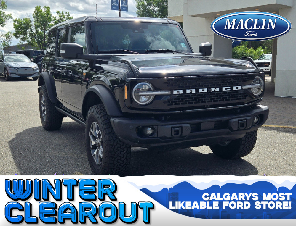 2025 Ford Bronco BADLANDS | BLACK APP PKG | CO-PILOT360 | G.O.A.T.