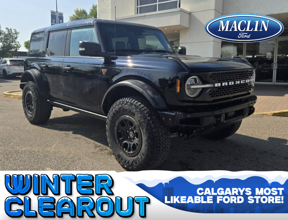 2025 Ford Bronco BADLANDS | SASQUATCH PACKAGE | HIGH/LUX PACKAGE