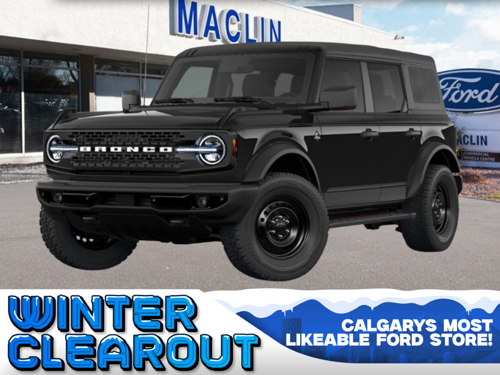 2026 Ford Bronco OUTER BANKS | BLACK APPEARANCE PACKAGE | G.O.A.T.