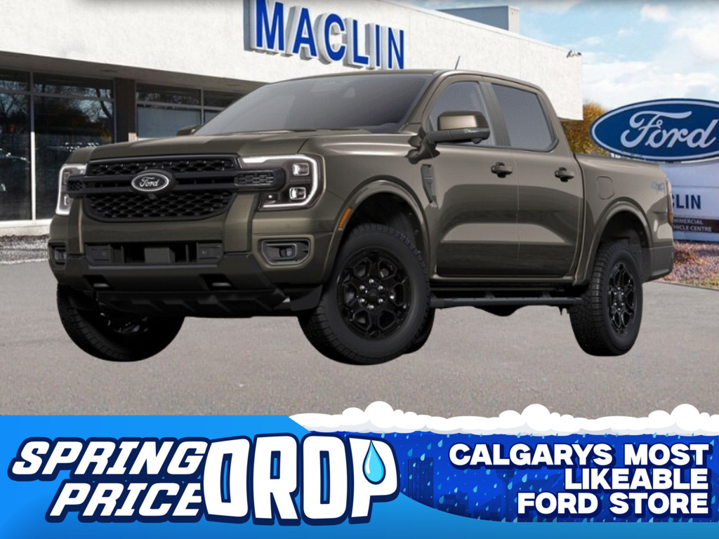 2026 Ford Ranger LARIAT 4X4 SUPERCREW | BLK APPEARANCE PKG | MODEM